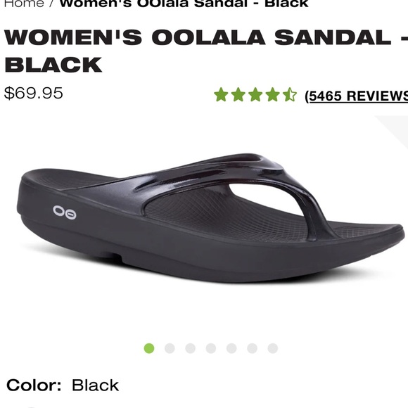 🌟Oofos Oolala Sandal🌟 - Picture 3 of 11
